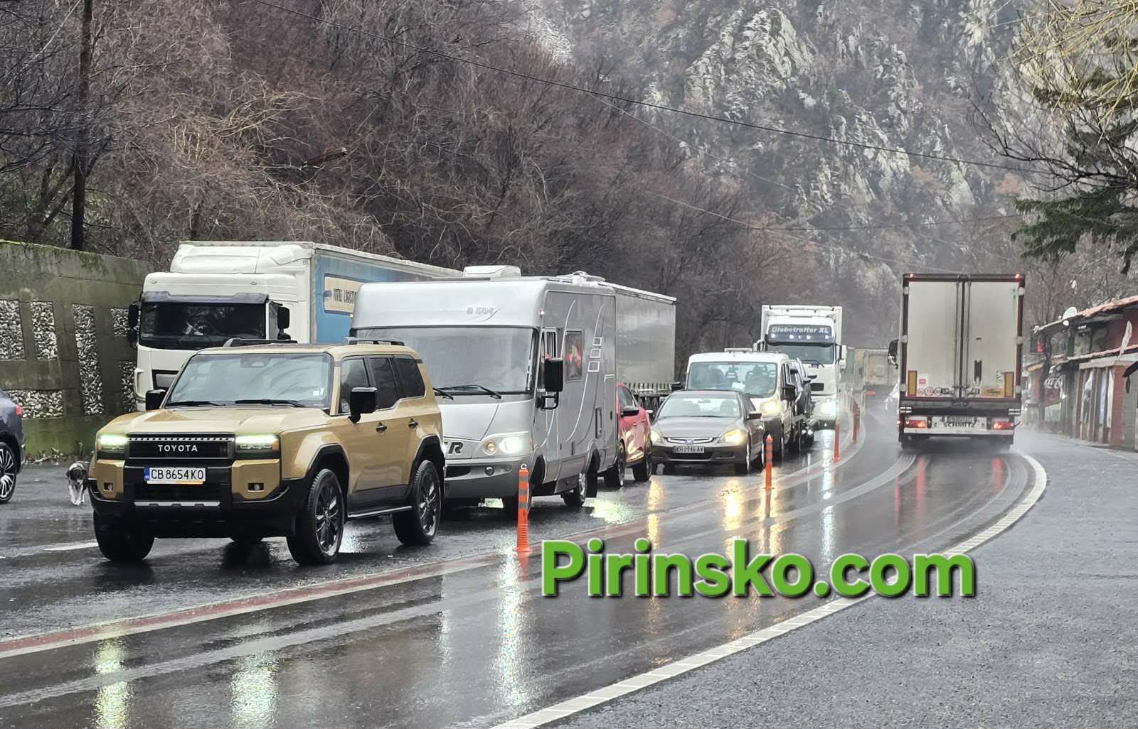 Възстановено е движението в Кресненското дефиле и в двете посоки