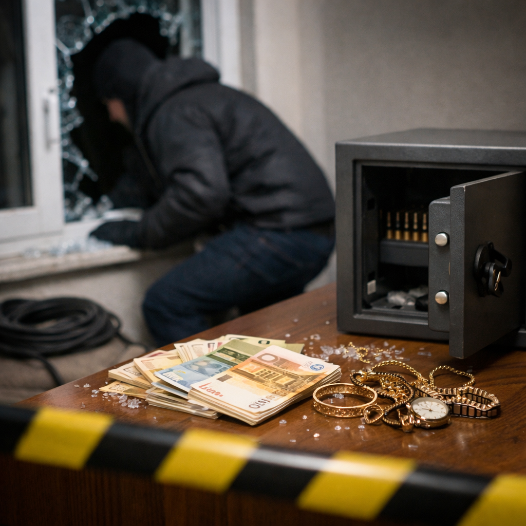 Кражби в Кюстендил: Отмъкнаха 2500 евро, злато и боеприпаси от частен дом Кражби в Кюстендил: Отмъкнаха 2500 евро, злато и боеприпаси от частен дом
