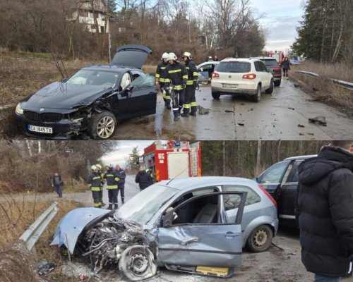 Двама души са пострадали след катастрофа с четири коли край софийска Бистрица
