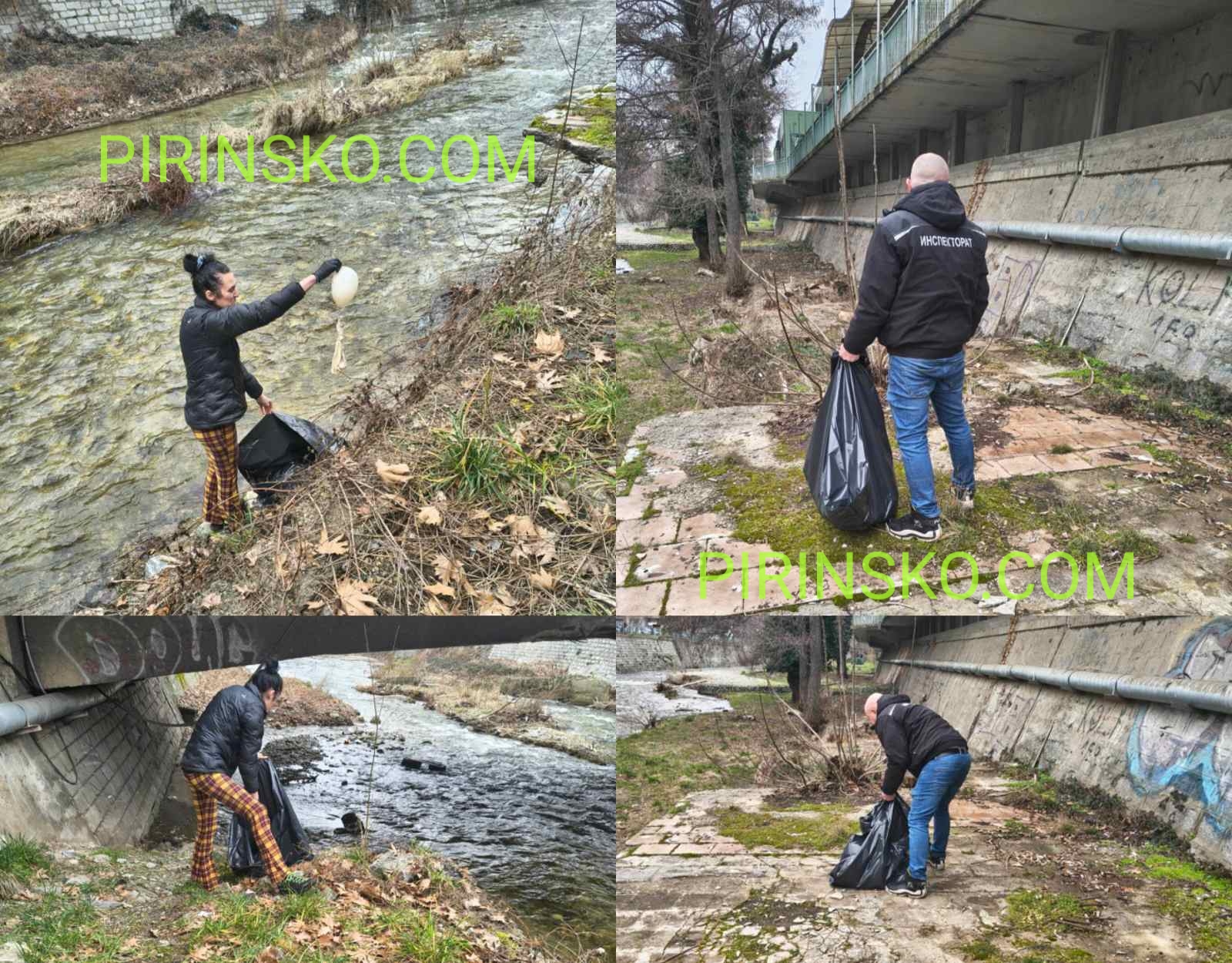 Служителите на приюта в Благоевград намериха второто мъртво куче при почистване на река Благоевградска Бистрица
