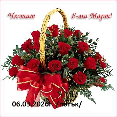 Празничен следобед за дамите в Белица посветен на 8 март Празничен следобед за дамите в Белица посветен на 8 март