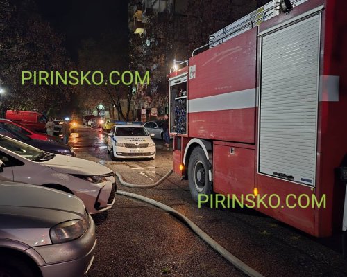 Екип на РСПБЗН-Сандански потуши пожар в Кърпелево