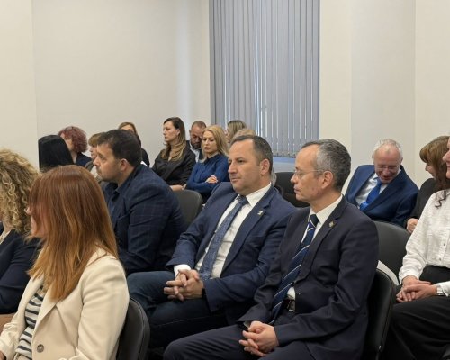 Георги Динев уважи представянето на доклада за 2025 г. на Административен съд Благоевград и отбеляза професионализма на магистратите