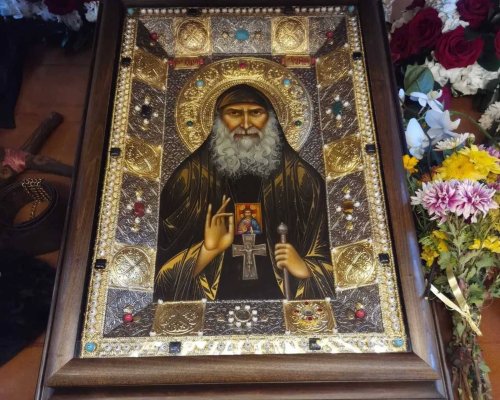 В Кюстендил бе посрещната икона със светите мощи на свети Гавриил Ургебадзе