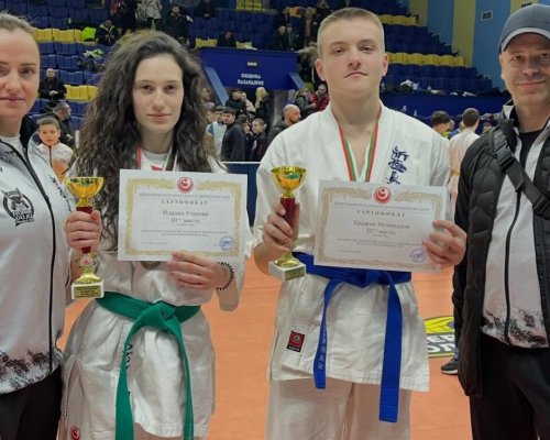 Бронзов триумф за карате клуб Ронин-Гоце Делчев на Националното първенство в Пазарджик