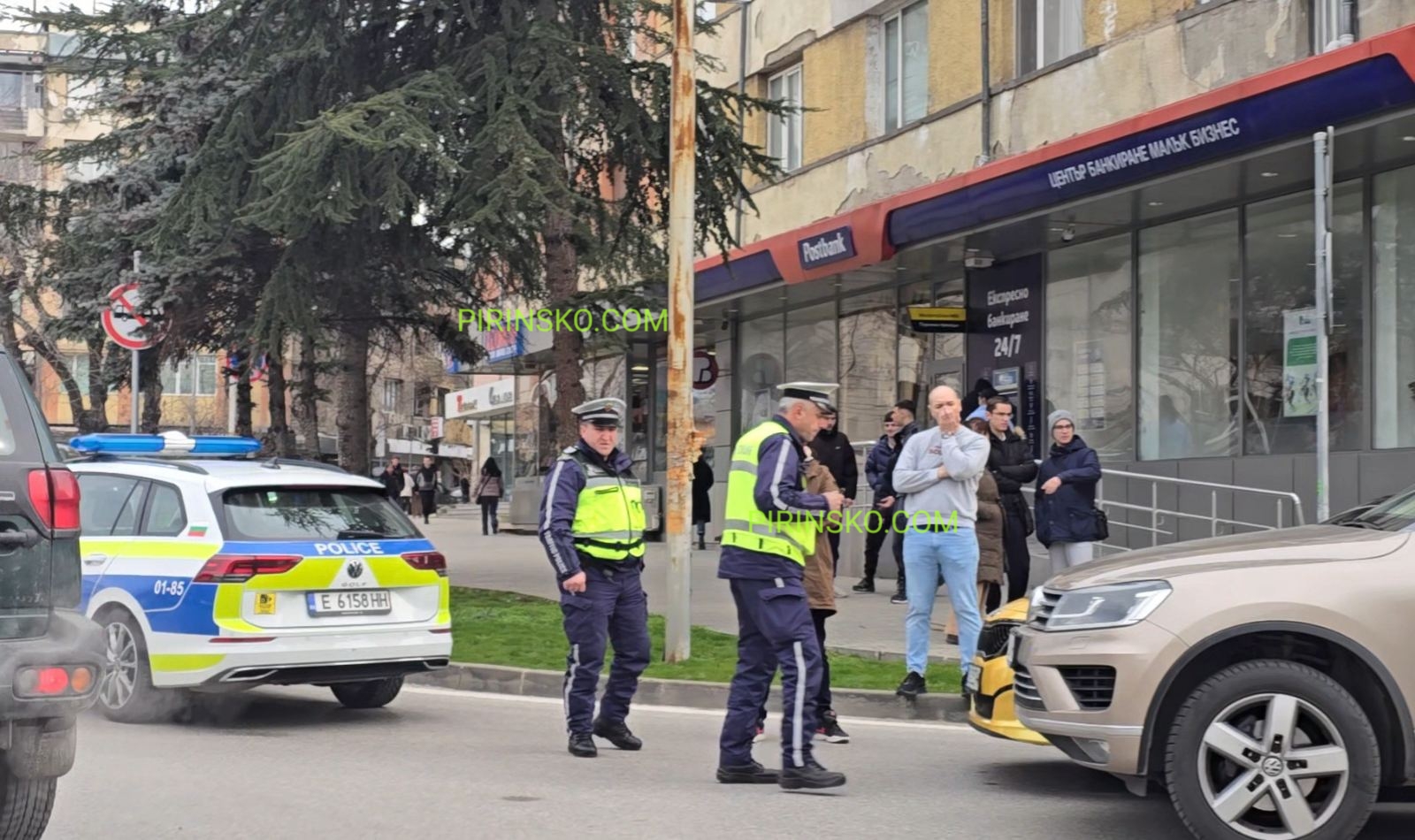 Внимание, шофьори! ПТП при Строителния техникум в Благоевград затруднява движението