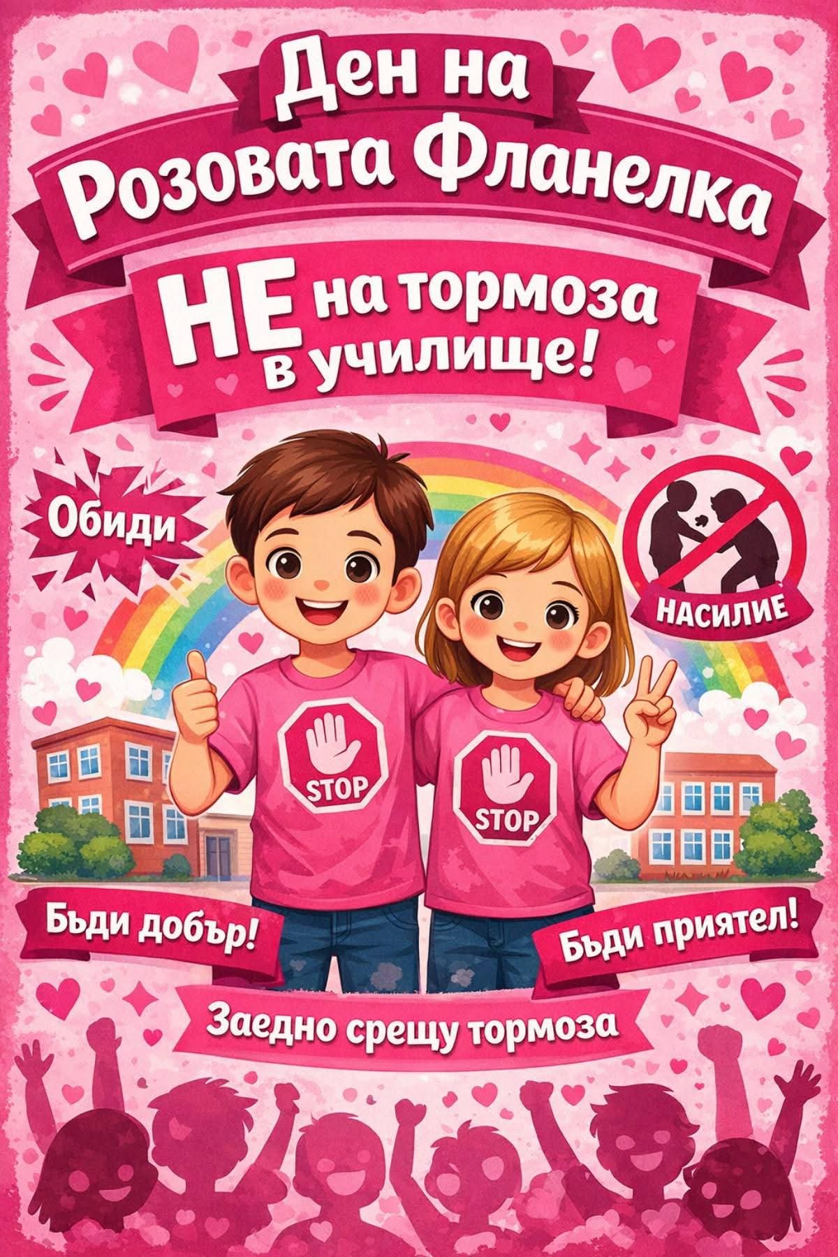 Ученици от Долно Осеново казаха СТОП на тормоза по иновативен начин