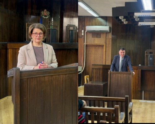 Съдия Петър Узунов присъства на представянето на отчетния доклад на Районен съд Благоевград