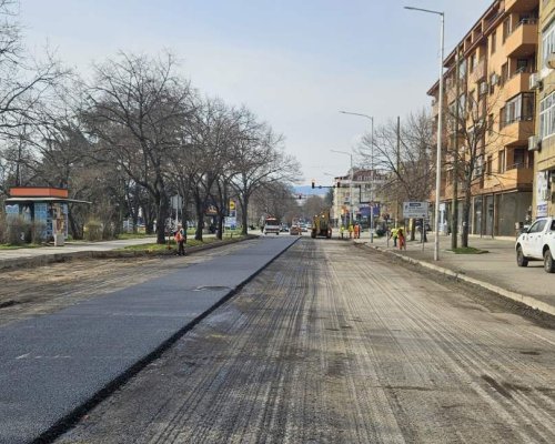 ВНИМАНИЕ:Утре бул.  Св. Димитър Солунски  в Благоевград ще бъде затворен за асфалтиране