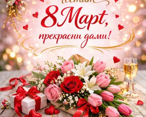 Честит 8 Март, прекрасни дами!