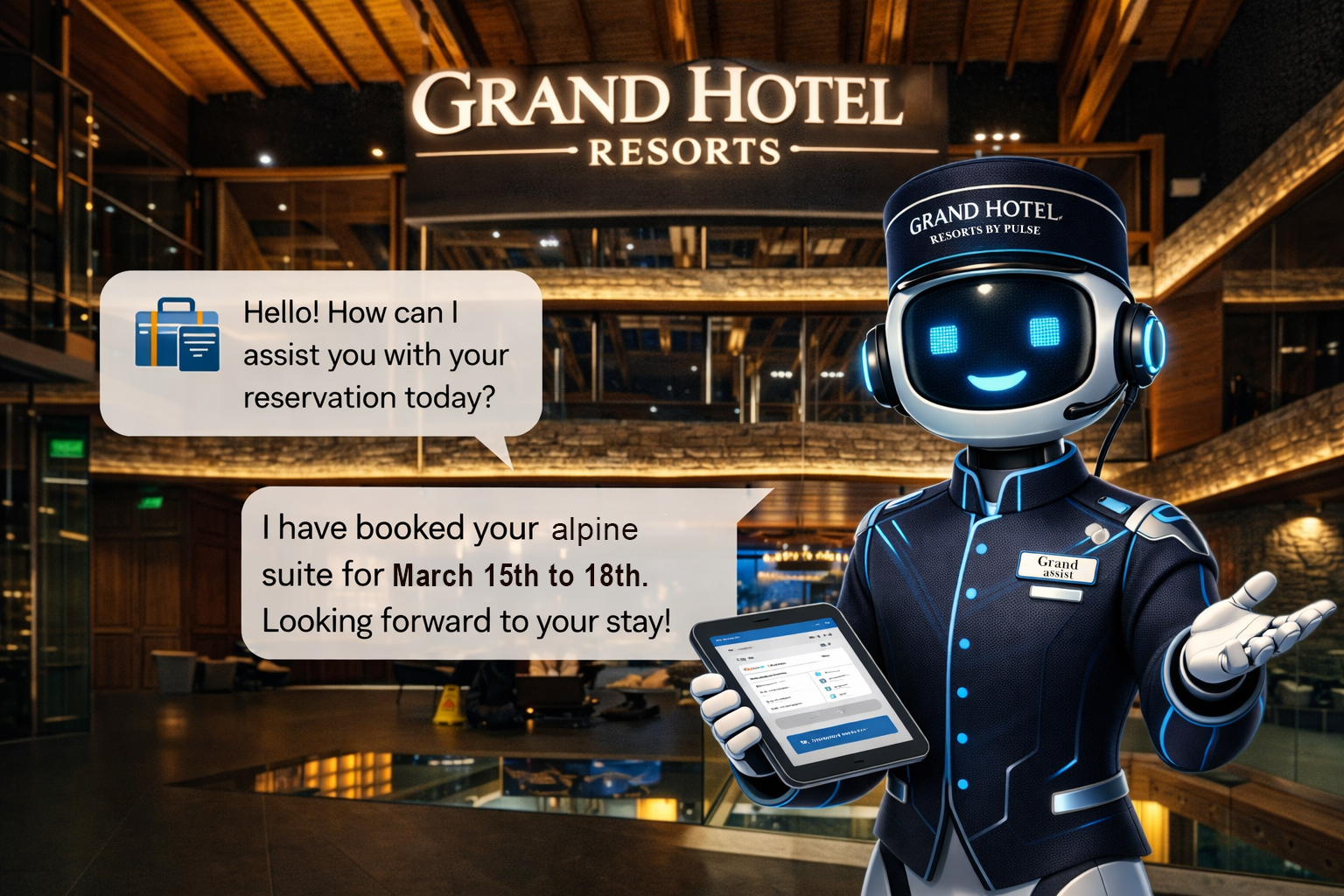 Grand Hotels представя Grand Assistant -първият AI чат бот за резервации в България Grand Hotels представя Grand Assistant -първият AI чат бот за резервации в България