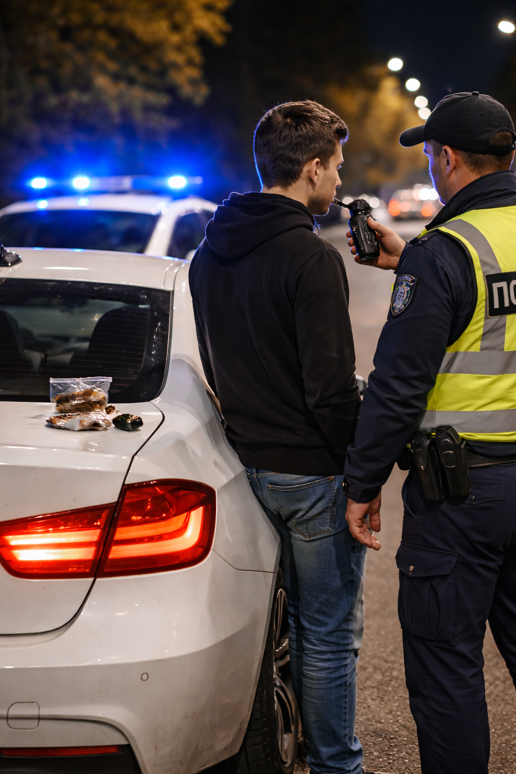 Хванаха млад мъж с дрога в Кюстендил, задържан е при полицейска акция Хванаха млад мъж с дрога в Кюстендил, задържан е при полицейска акция