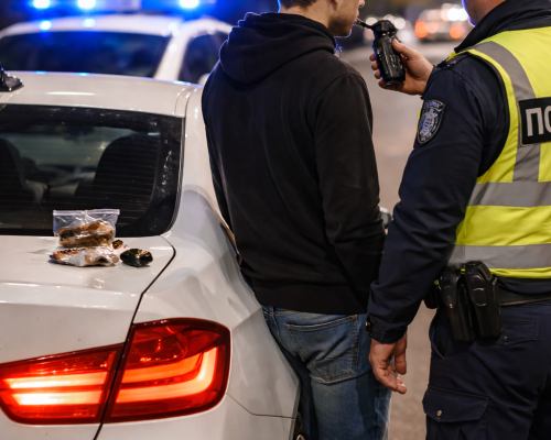 Хванаха млад мъж с дрога в Кюстендил, задържан е при полицейска акция