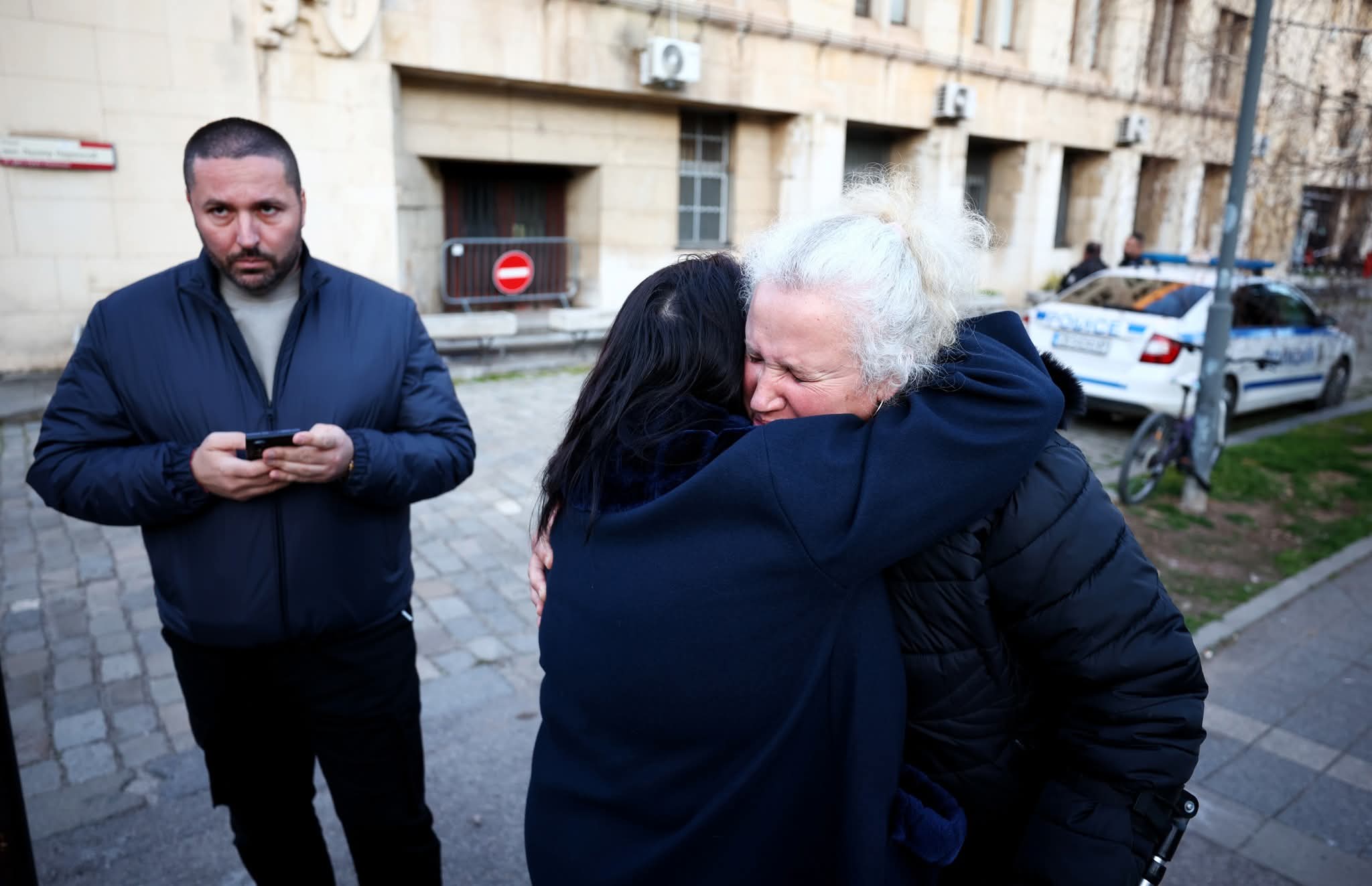 Протестът пред МВР с искане за оставката на директора на полицията в Пловдив