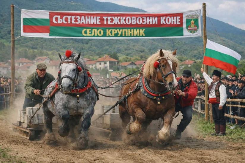 Отменя се традиционното състезание с тежковозни коне край Крупник