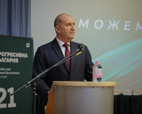 Румен Радев от Търговище: На 19 април да гласуваме масово и да уволним статуквото
