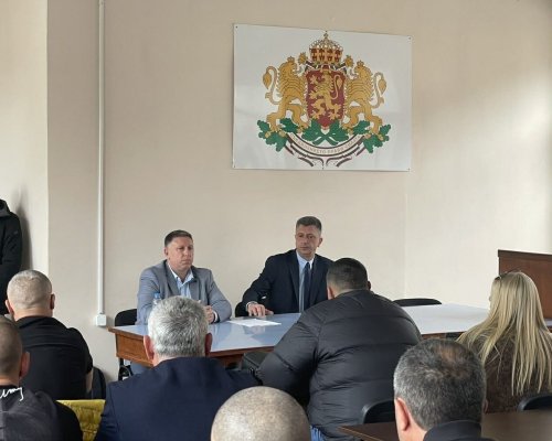 ОФИЦИАЛНО! Директорът на ОДМВР Кюстендил ст. комисар Райчо Омерски представи пред състава новия началник на РУ Дупница