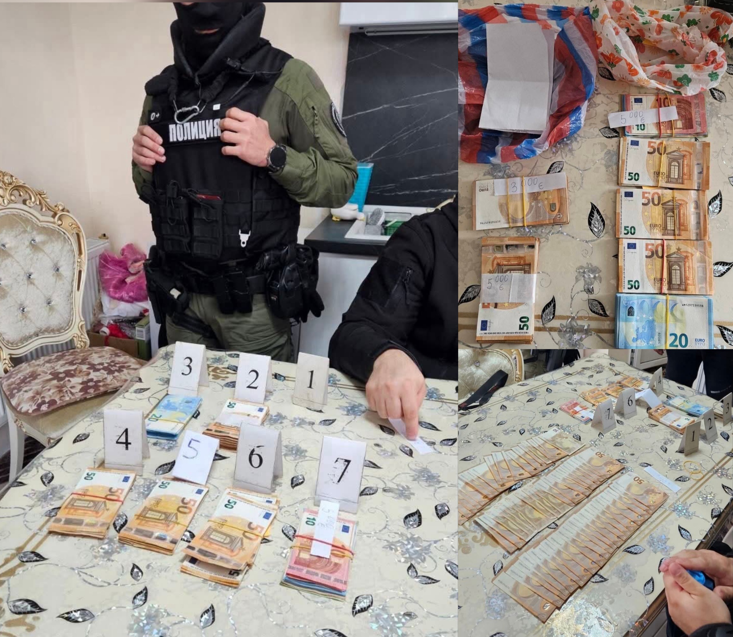 Откриха близо 13 000 евро и списък с имена при акция срещу изборни престъпления в Лом