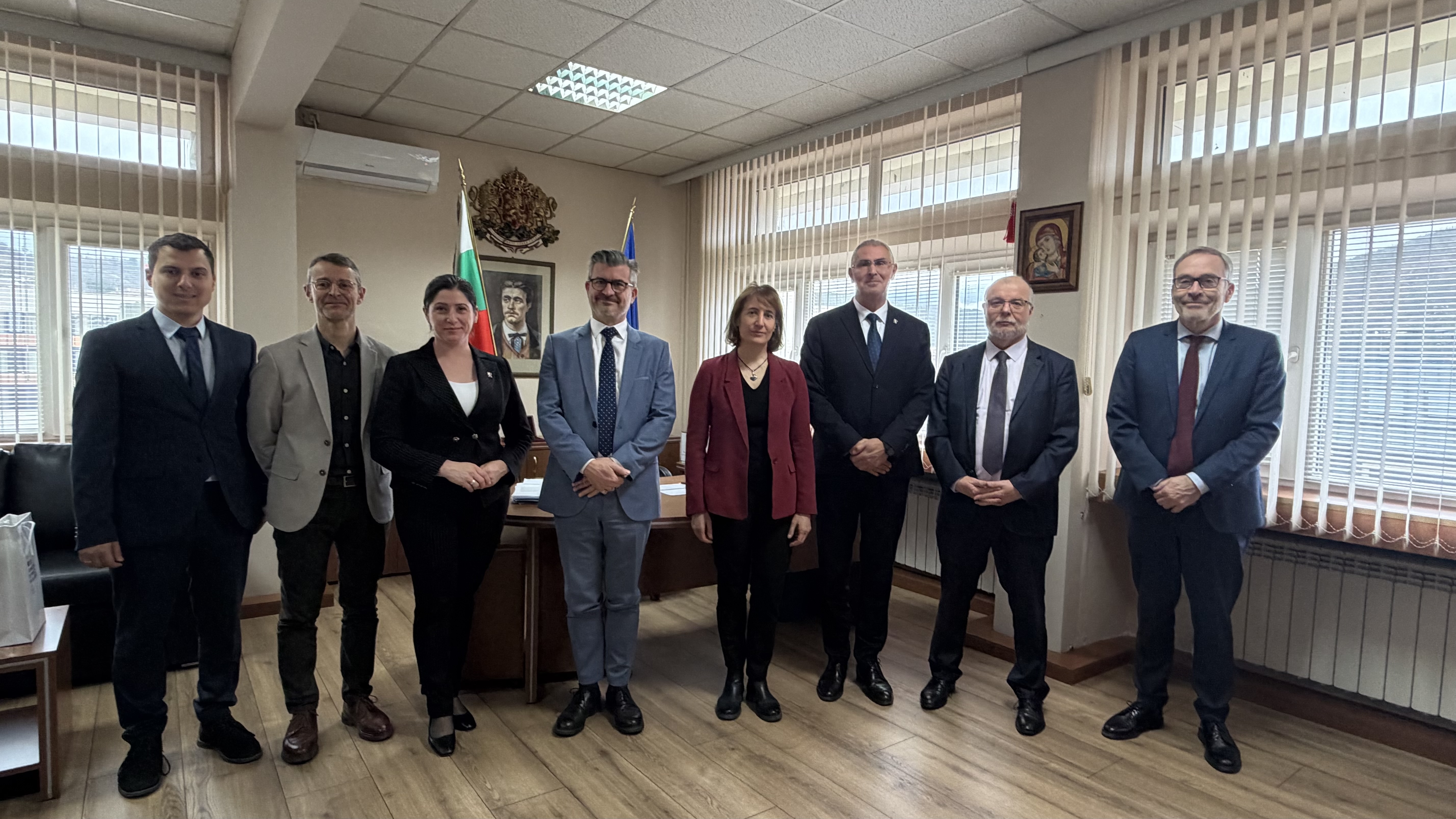 Френският посланик в България посети Областна администрация Благоевград