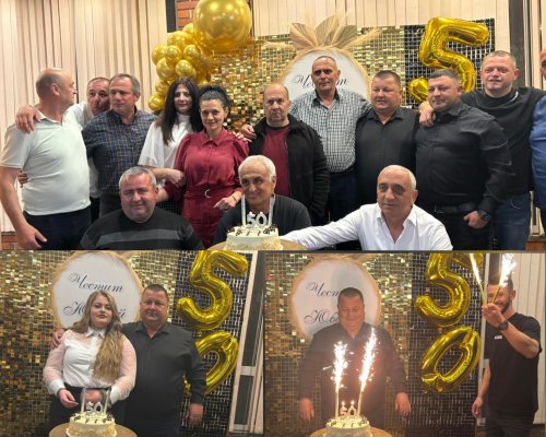 Голям купон в Кресна: Антон Димитров-Капачката отпразнува юбилей с приятели и колеги