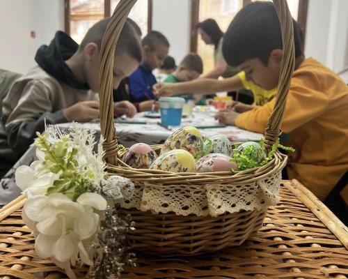 Великденска работилница в Археологически музей-Сандански