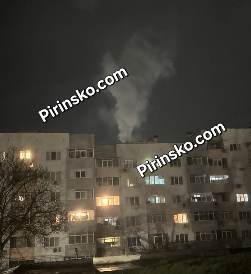 Пожар в комин в ж.к. Струмско вдигна на крак огнеборците в Благоевград