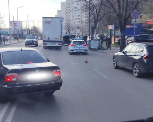 Камион прегази пешеходец в София
