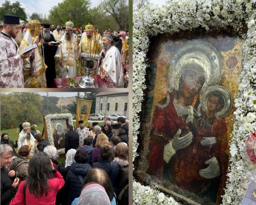 Хиляди вярващи се включиха в литийното шествие с чудотворната икона в Роженския манастир
