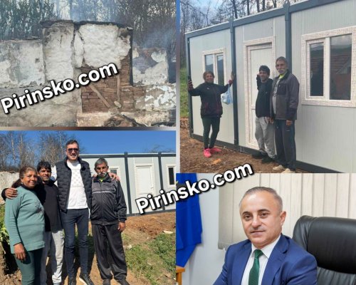 НАДЕЖДА СЛЕД ПЕПЕЛТА: Общинари осигуриха фургон за пострадало семейство след пожар в Катунци