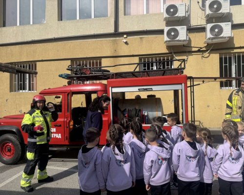Урок за опазване на горите в училището в с. Долно Осеново