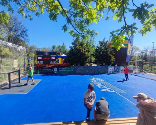 Старт на 3x3 турнира в Градския парк в Гоце Делчев-малките откриха, големите влизат довечера!