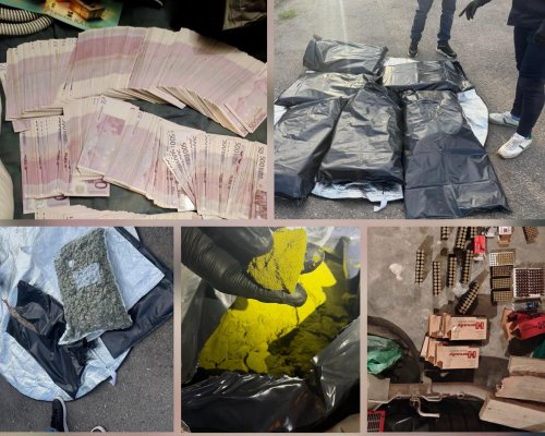 ГДБОП и ДАНС удариха ОПГ с над 600 000 евро в брой, близо 70 кг. наркотици и боеприпаси