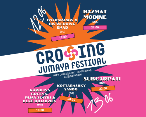 Crossing Jumaya-нов фестивал през юни в Благоевград