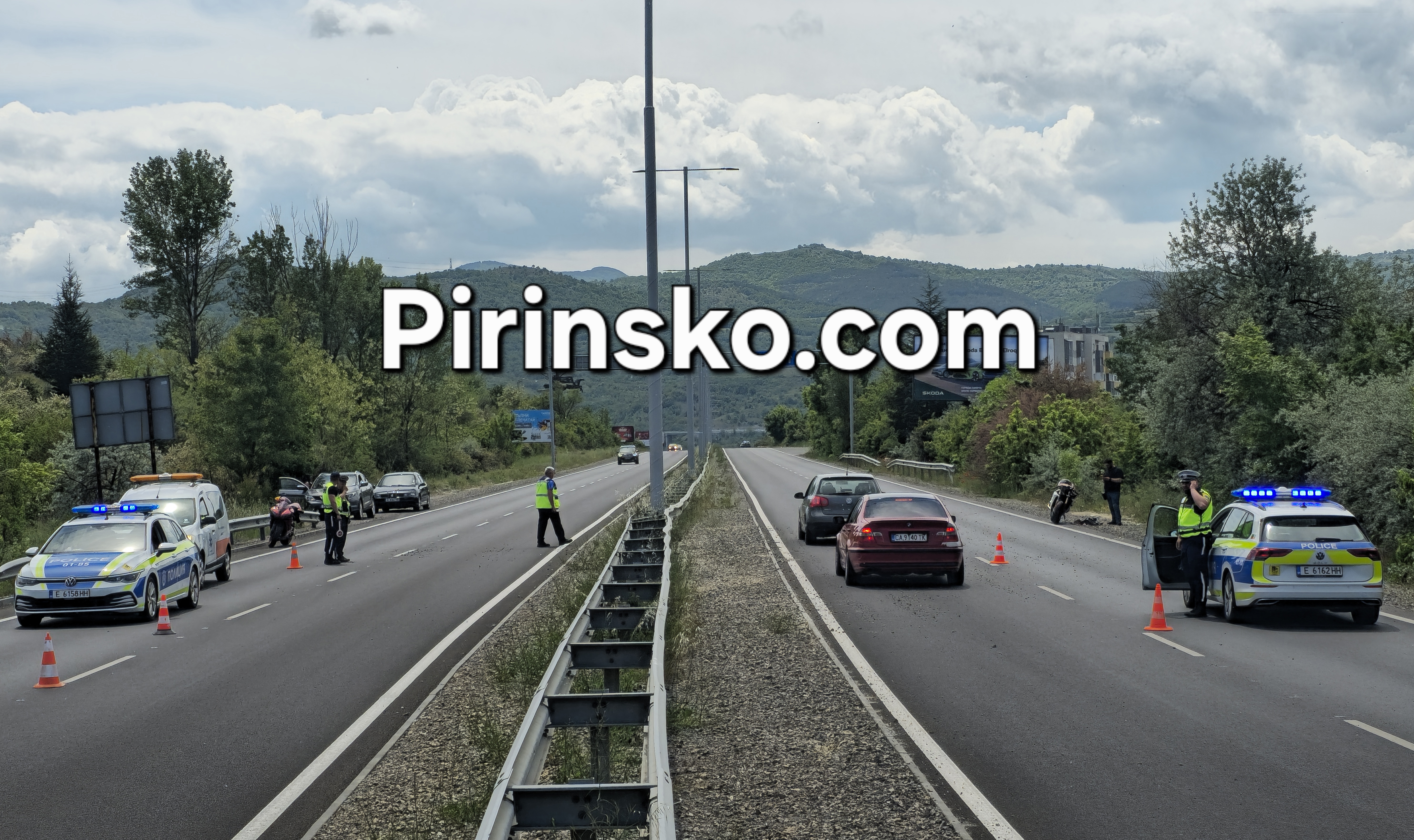 Два пътни инцидента с 4 коли и един мотор на входа на Благоевград при кв.Струмско /ВИДЕО/ Два пътни инцидента с 4 коли и един мотор на входа на Благоевград при кв.Струмско /ВИДЕО/