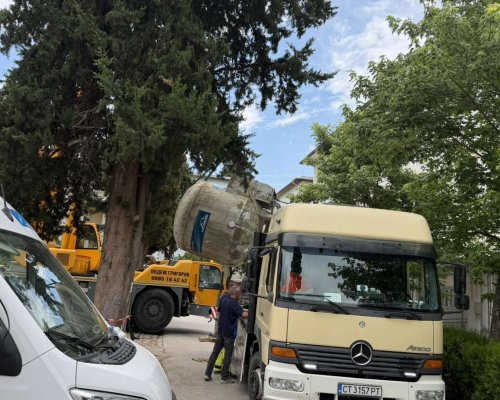 МБАЛ  Югозападна болница  в Сандански с нов 6-кубиков резервоар за медицински кислород