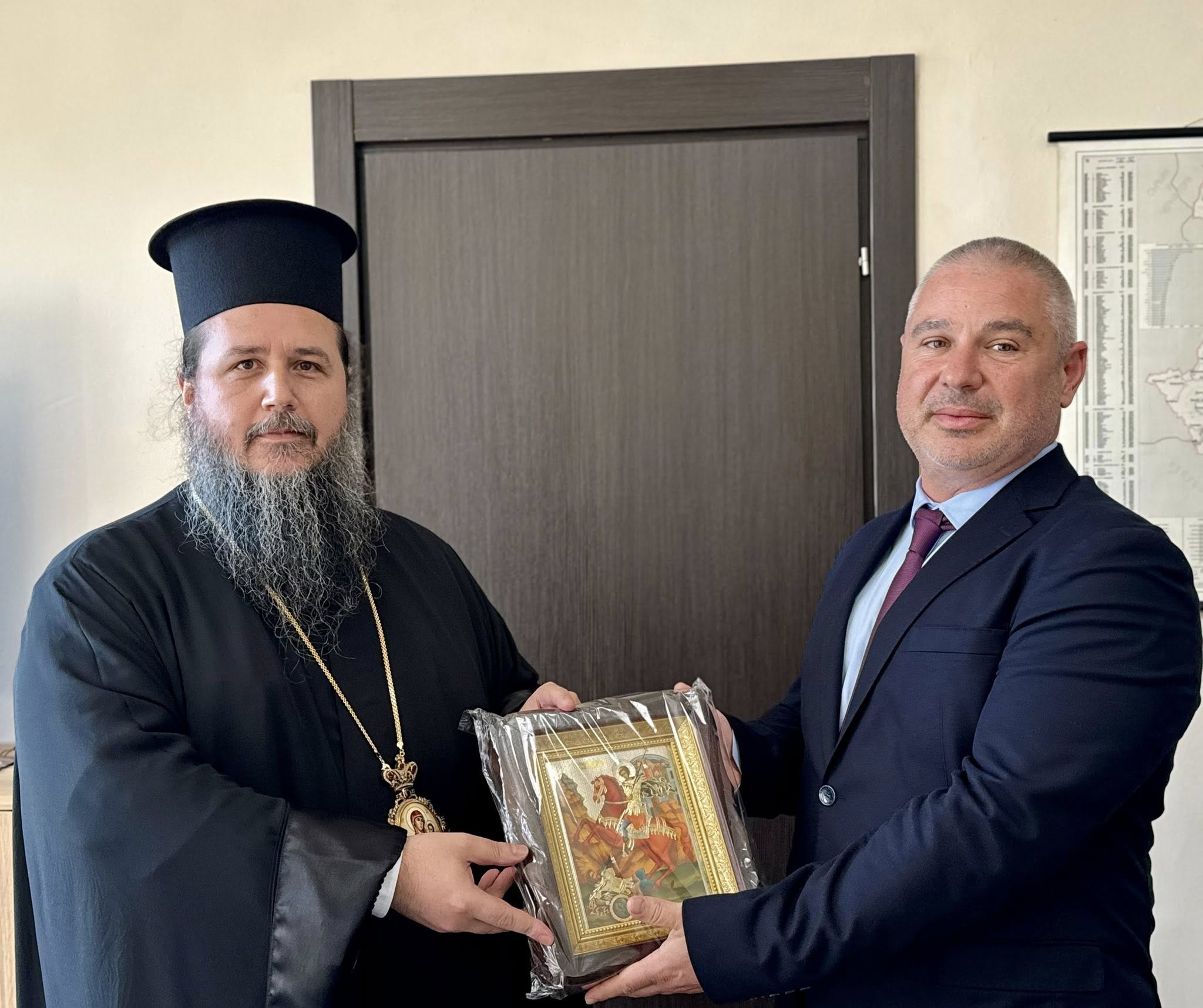 Кюстендил: Областният управител и Велбъждският епископ потвърдиха доброто сътрудничество между институциите и Църквата