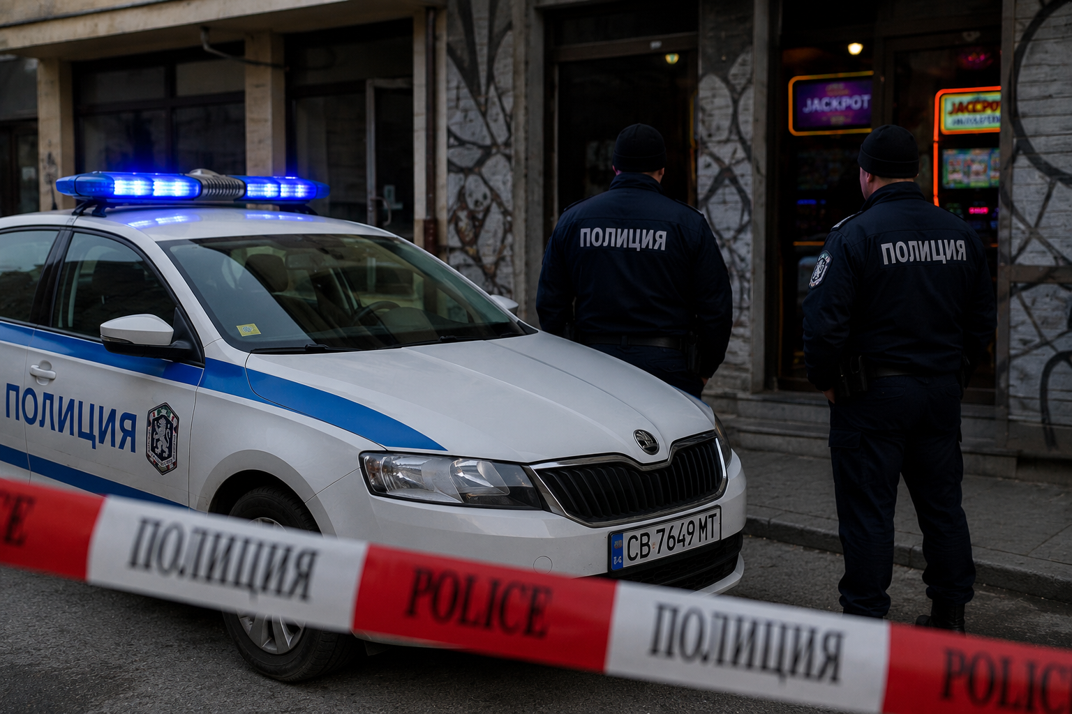 Кюстендил: Разбиха врата в социален център и потрошиха игрална зала, има задържан