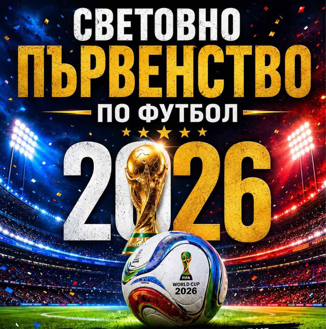СВЕТОВНО ПЪРВЕНСТВО ПО ФУТБОЛ 2026 НА ГОЛЯМ ЕКРАН В КЮСТЕНДИЛ!