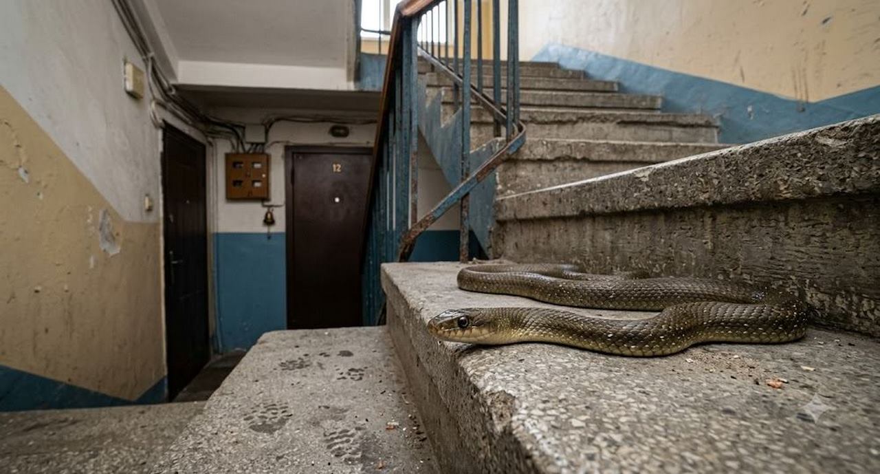 Змия се промъкна в сграда в Дупница, пожарникари я уловиха и пуснаха в природата Змия се промъкна в сграда в Дупница, пожарникари я уловиха и пуснаха в природата