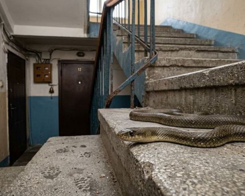 Змия се промъкна в сграда в Дупница, пожарникари я уловиха и пуснаха в природата