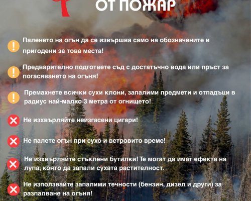 Горещините повишават риска от пожари: Пожарната призовава към отговорност