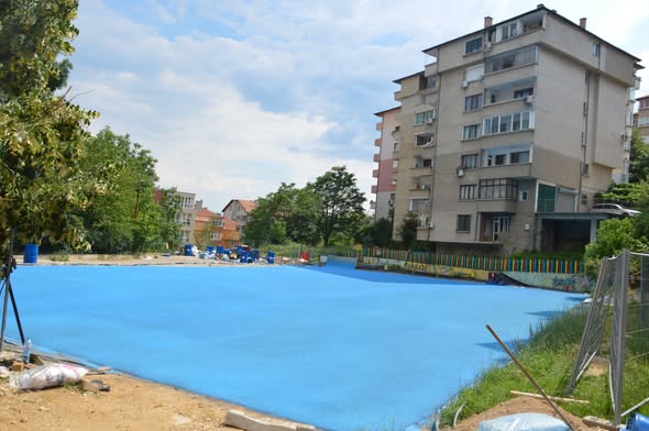 Община Благоевград обновява спортното игрище край ул.  Шар планина