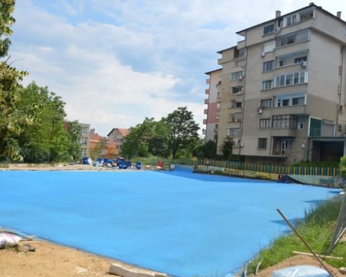 Община Благоевград обновява спортното игрище край ул.  Шар планина