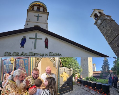 Курортното градче Добринище отбеляза храмовия празник на църквата  Св. св. Петър и Павел