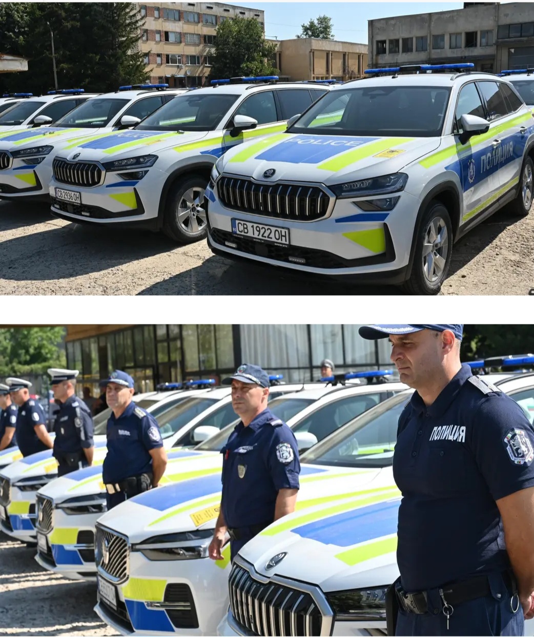 МВР получи 204 нови патрулни автомобила за пътен контрол и охрана