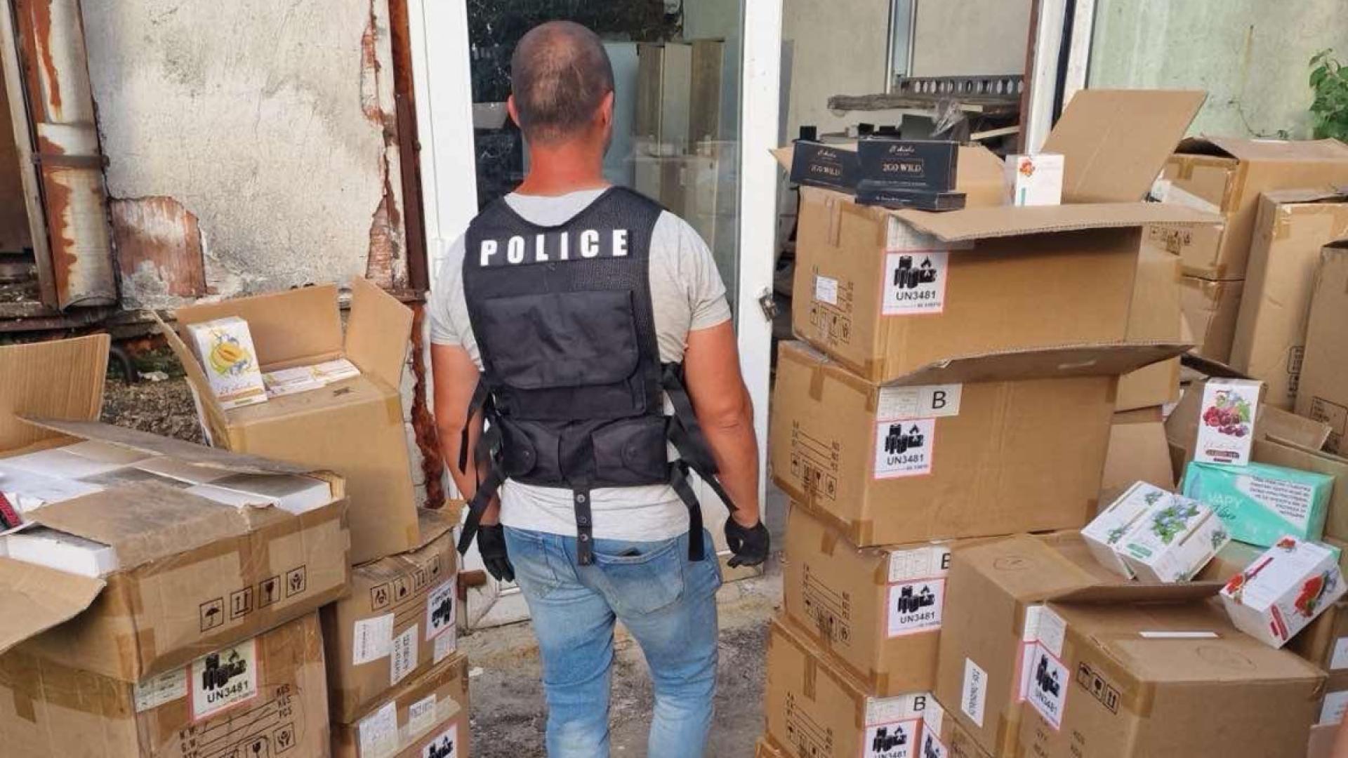 СДВР разкри склад с 50 000 вейпа в София СДВР разкри склад с 50 000 вейпа в София