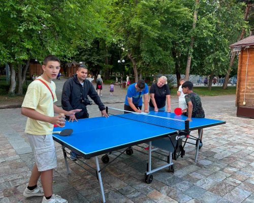Тенис на маса в Градския парк в Гоце Делчев