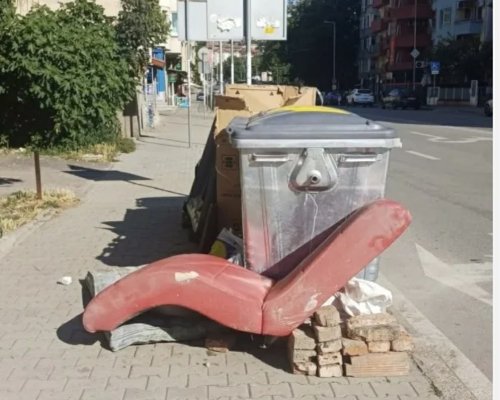 Лукс по благоевградски: VIP място за отдих до...контейнера