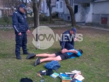 Зрелищен арест пред блок № 117 в благоевградския кв.Елново! Закопчаха въоръжения мъж, опитал да обере магазин в София