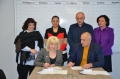 Председателят на ПП ГЕРБ Бойко Борисов и председателят на ПП Обединени земеделци Петя Ставрева подписаха споразумение за предстоящите европейски избори през месец май